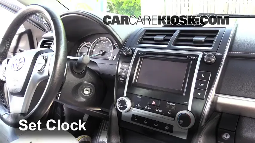 2012 Toyota Camry LE 2.5L 4 Cyl. Clock